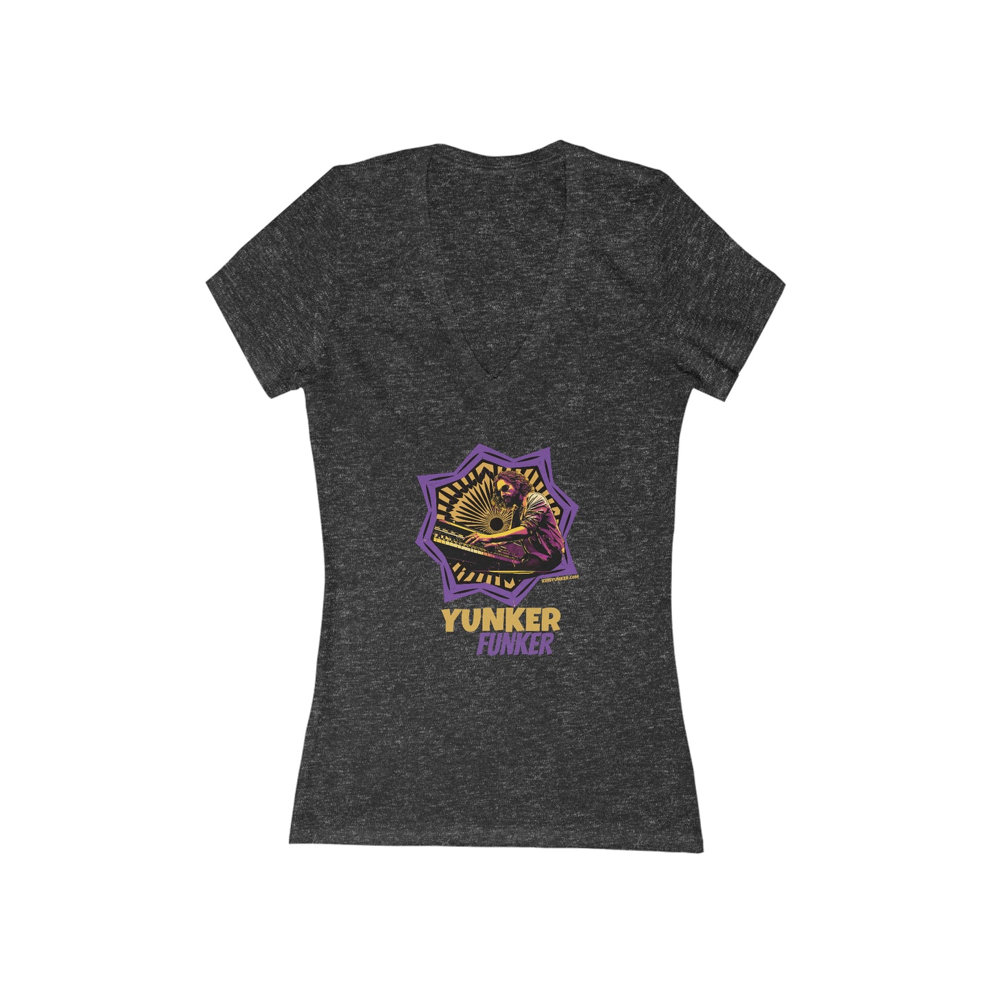 Women's Jersey Short Sleeve Deep V-Neck Tee