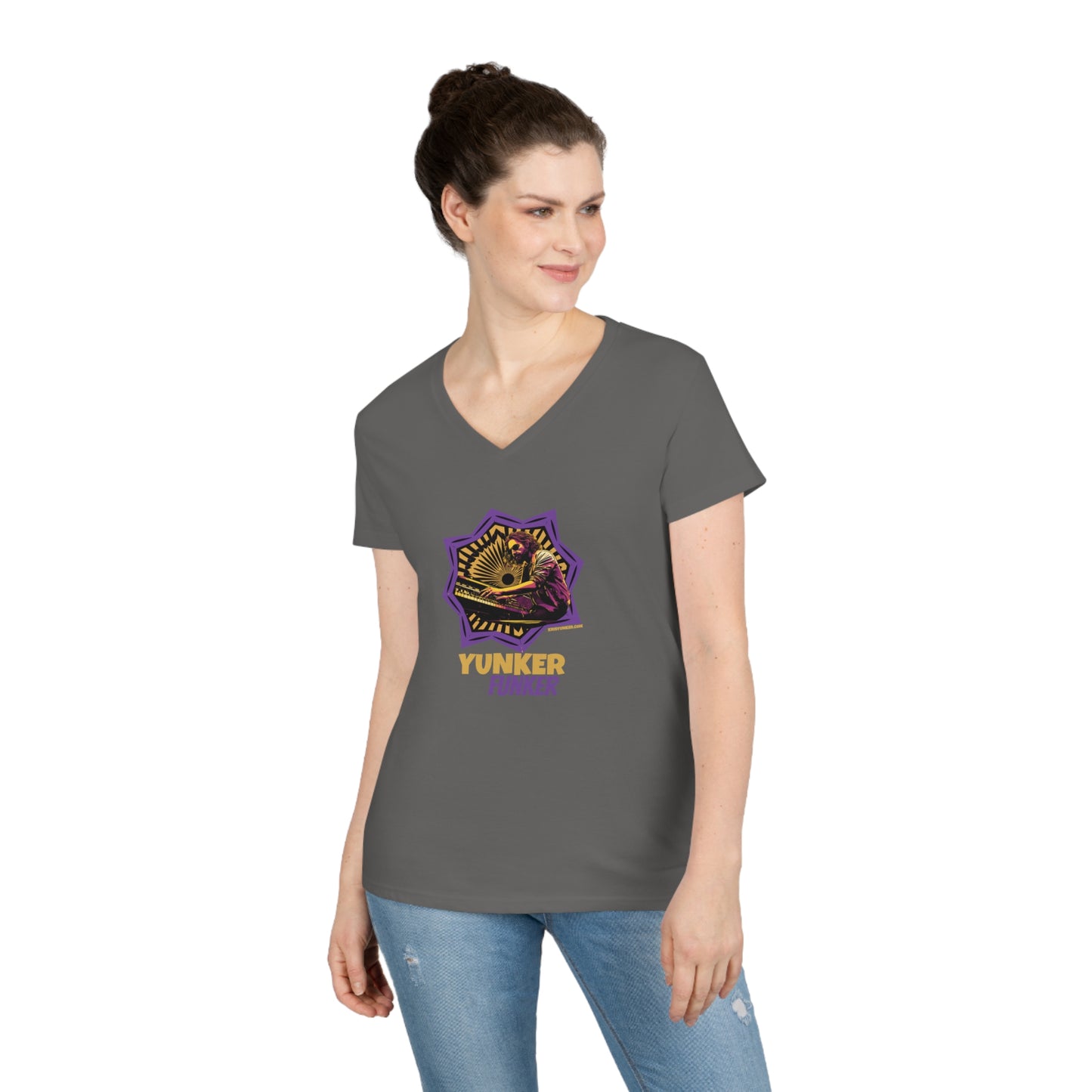 Ladies' Yunker Funker V-Neck T-Shirt