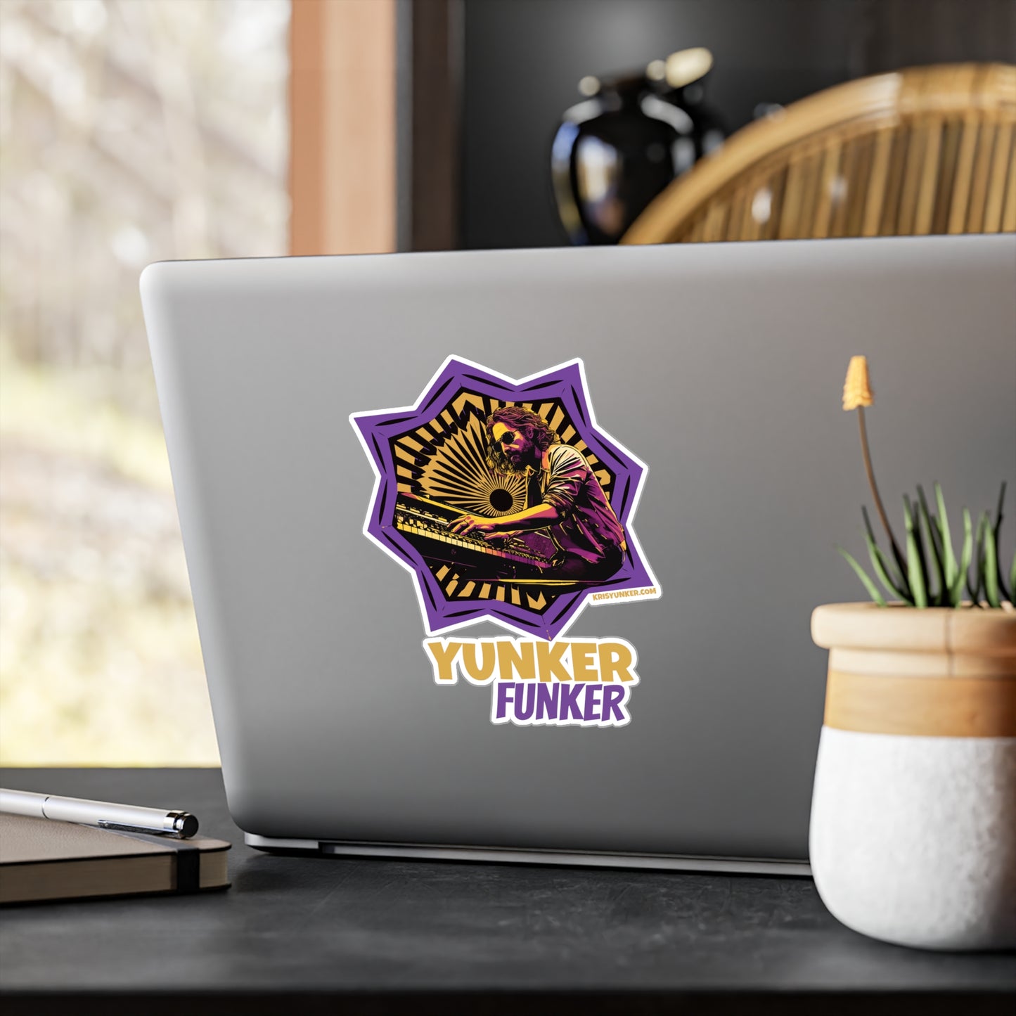 Kiss-Cut Yunker Funker Vinyl Decals