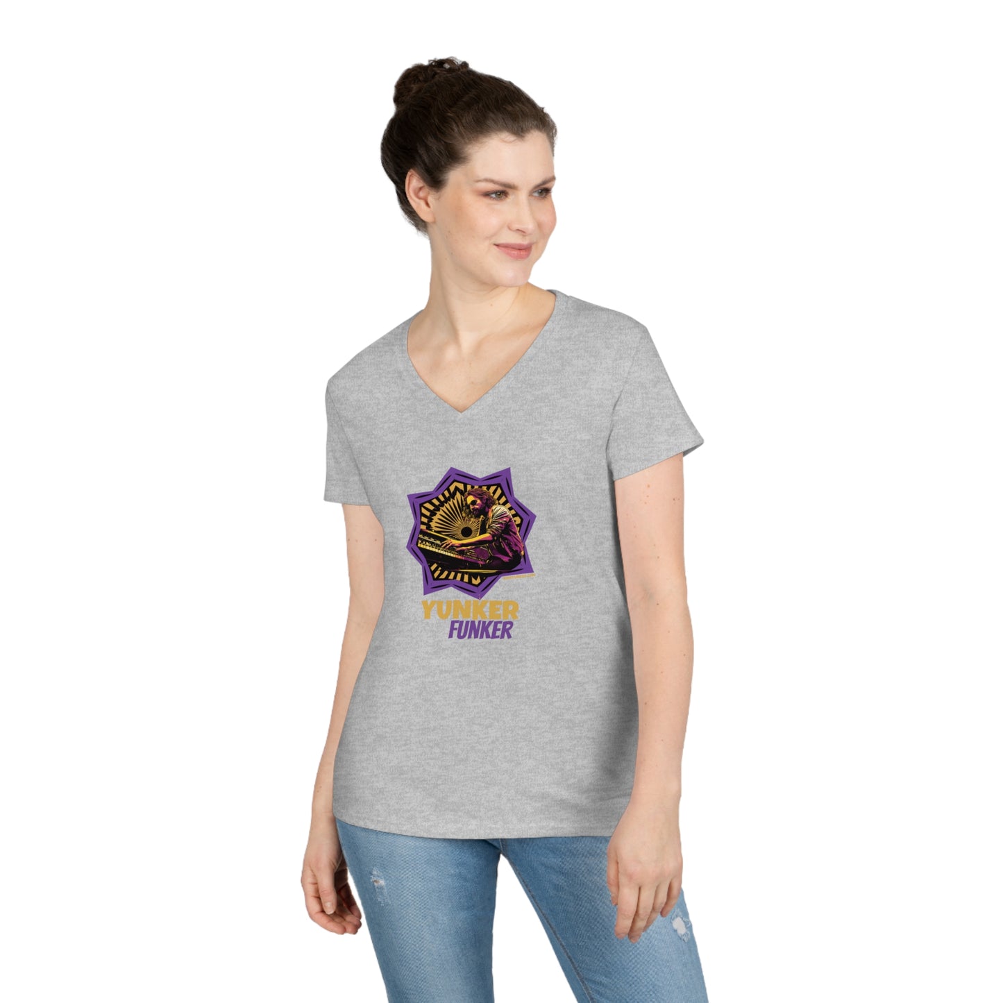 Ladies' Yunker Funker V-Neck T-Shirt
