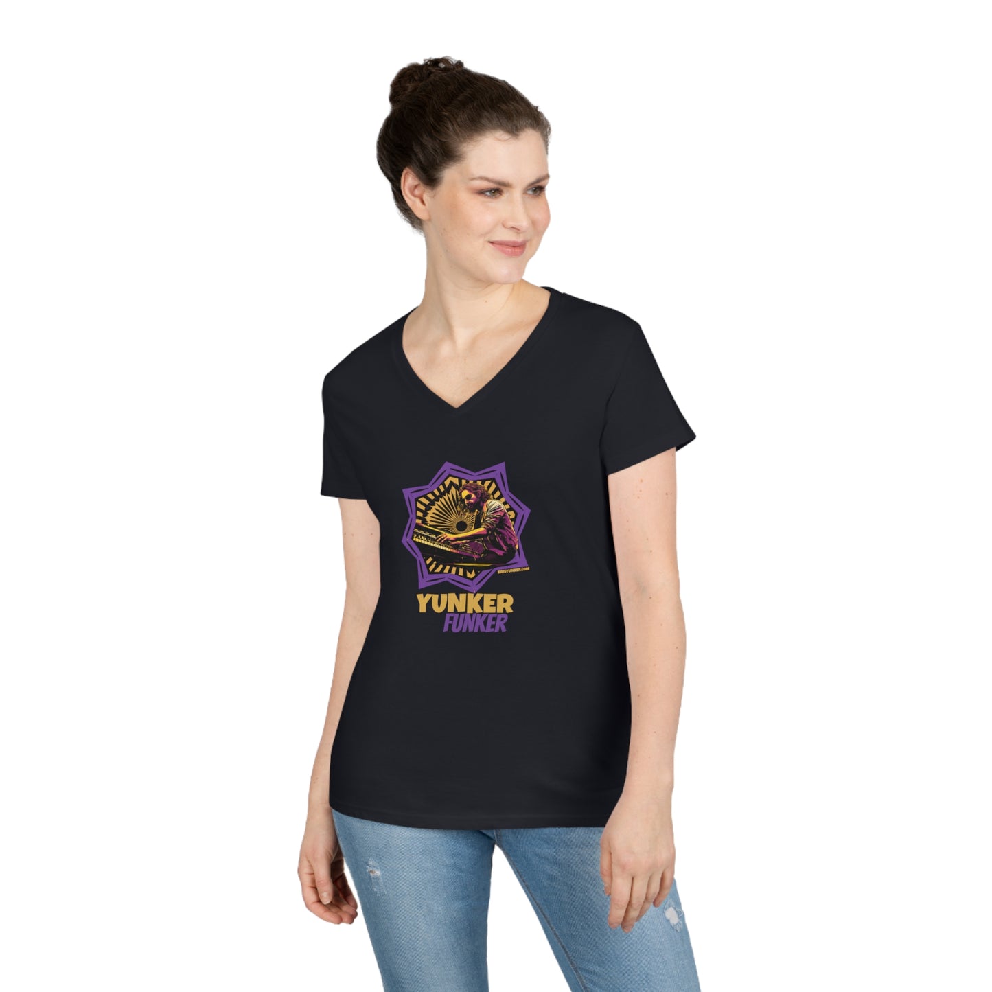 Ladies' Yunker Funker V-Neck T-Shirt