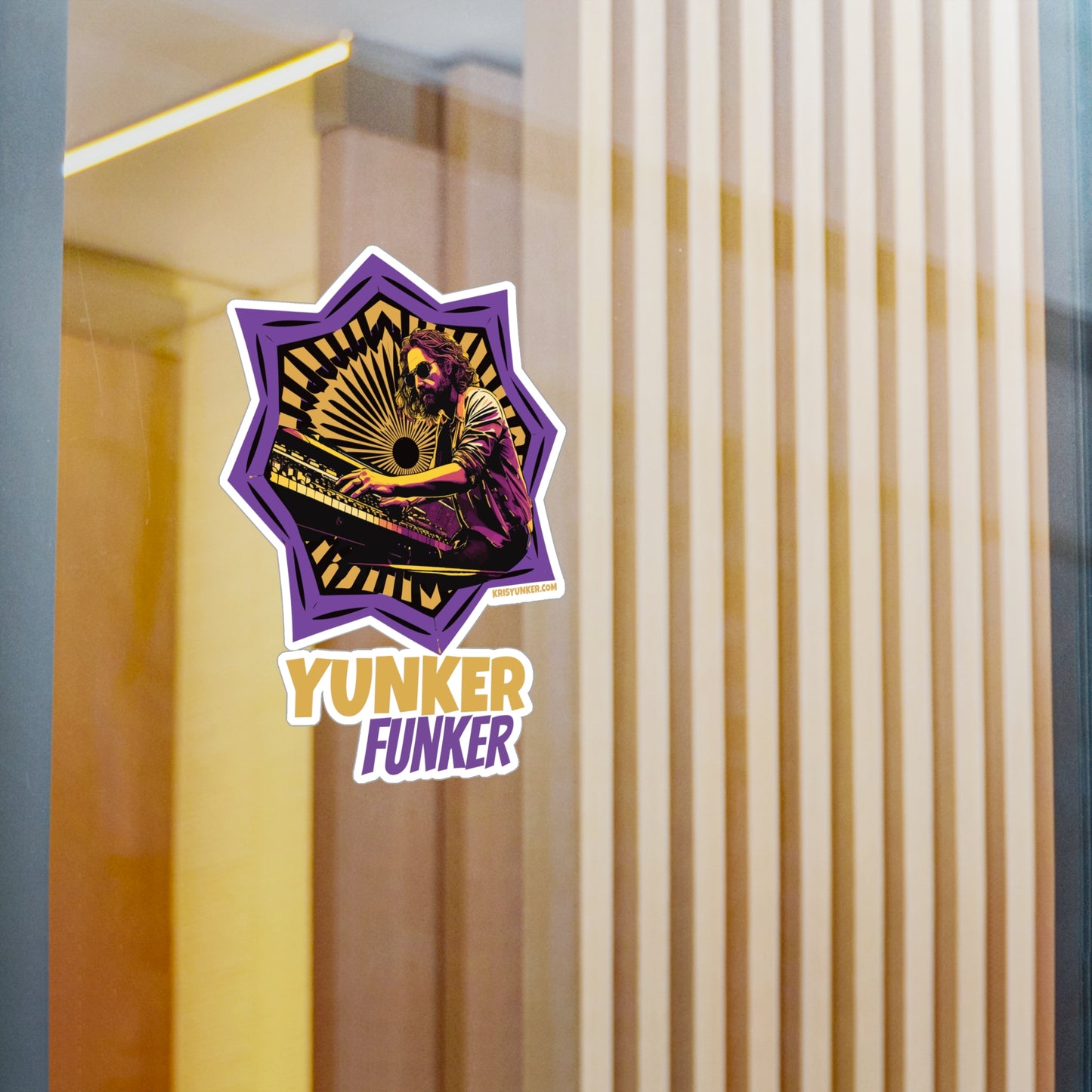 Kiss-Cut Yunker Funker Vinyl Decals